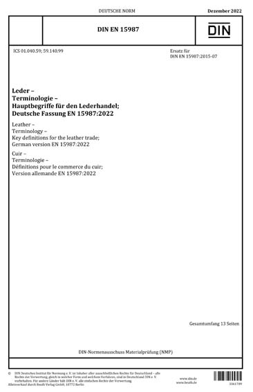 Standards PDF Cover Page