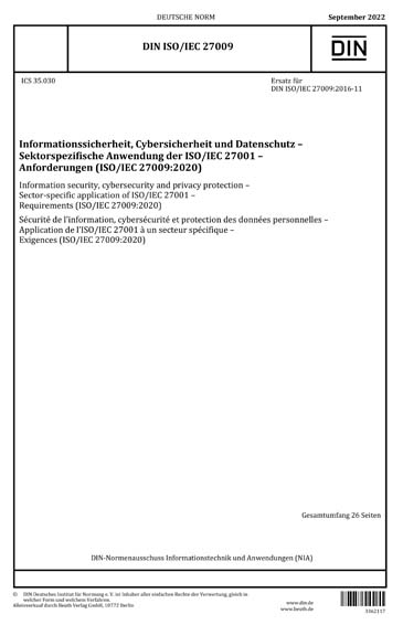 Standards PDF Cover Page