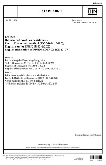 Standards PDF Cover Page