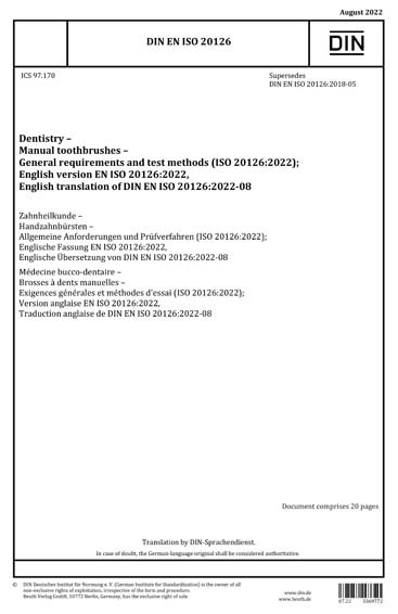 Standards PDF Cover Page