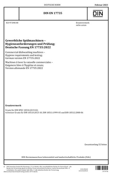 Standards PDF Cover Page