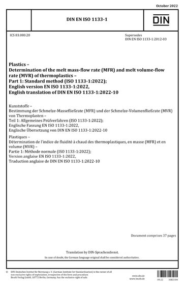 Standards PDF Cover Page