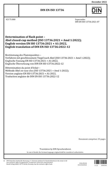 Standards PDF Cover Page