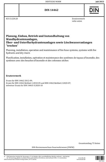 Standards PDF Cover Page