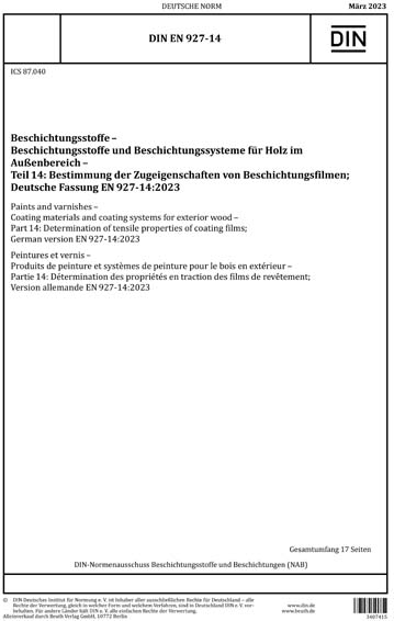 Standards PDF Cover Page