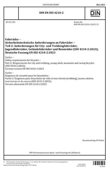 Standards PDF Cover Page