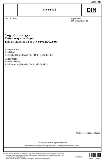 Standards PDF Cover Page