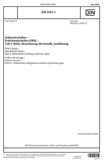 Standards PDF Cover Page