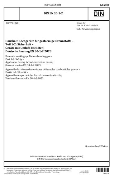 DIN EN 30-1-2:2023 DE - Haushalt-Kochgeräte für gasförmige Brennstoffe ...