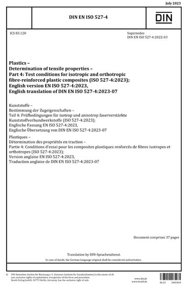 Standards PDF Cover Page