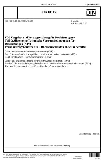 Standards PDF Cover Page