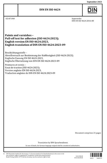 Standards PDF Cover Page
