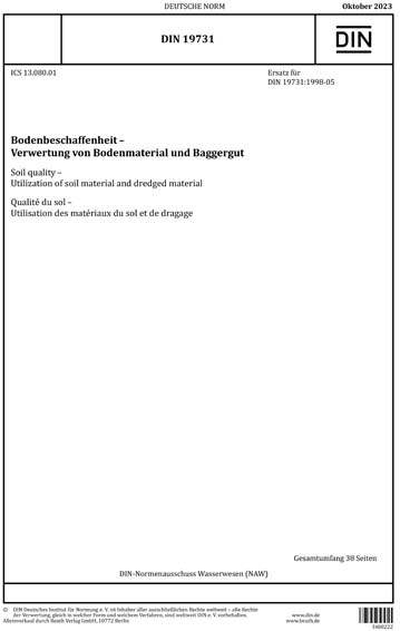 Standards PDF Cover Page