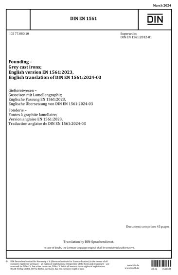 Standards PDF Cover Page