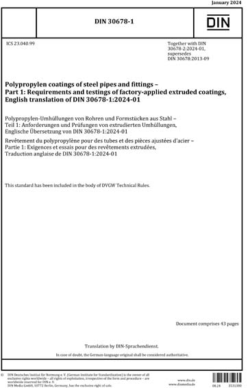 Standards PDF Cover Page