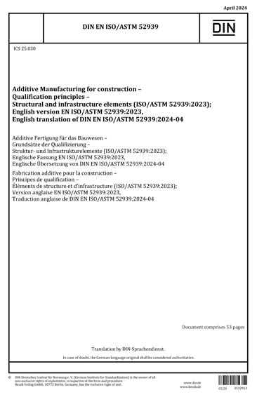 Standards PDF Cover Page