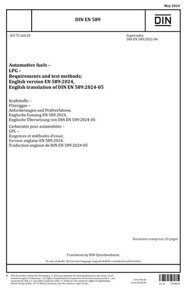 Standards PDF Cover Page