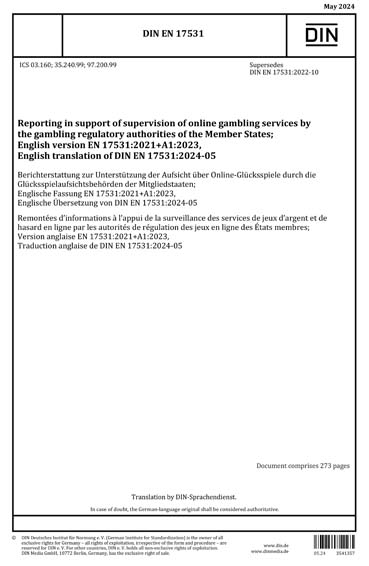 Standards PDF Cover Page