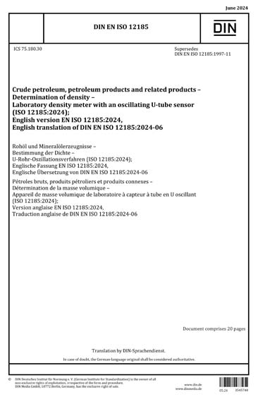 Standards PDF Cover Page
