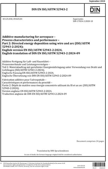 Standards PDF Cover Page