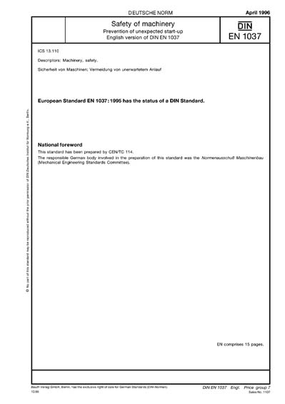 Standards PDF Cover Page