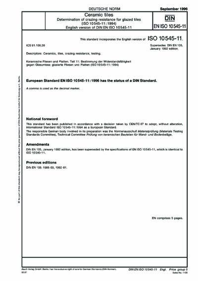 Standards PDF Cover Page