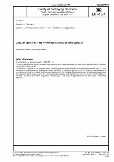 Standards PDF Cover Page