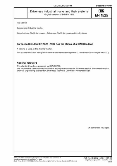 Standards PDF Cover Page