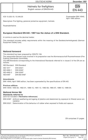 Standards PDF Cover Page