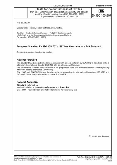 Standards PDF Cover Page