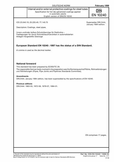 Standards PDF Cover Page