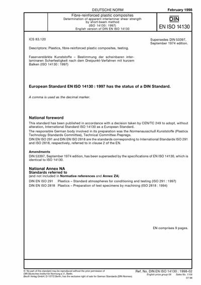 Standards PDF Cover Page