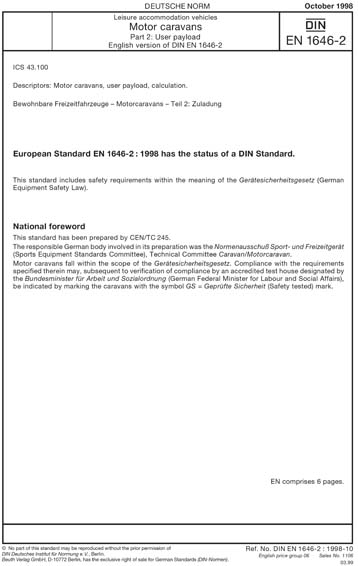 Standards PDF Cover Page