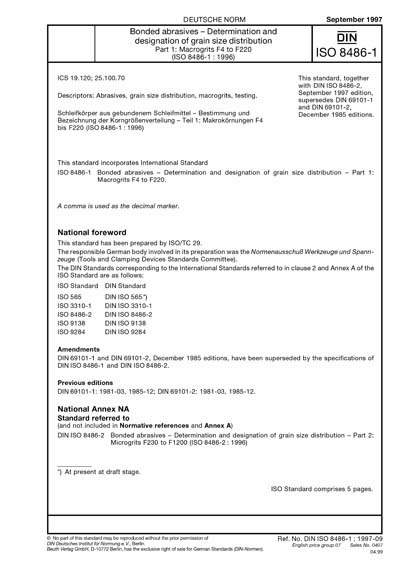 Standards PDF Cover Page