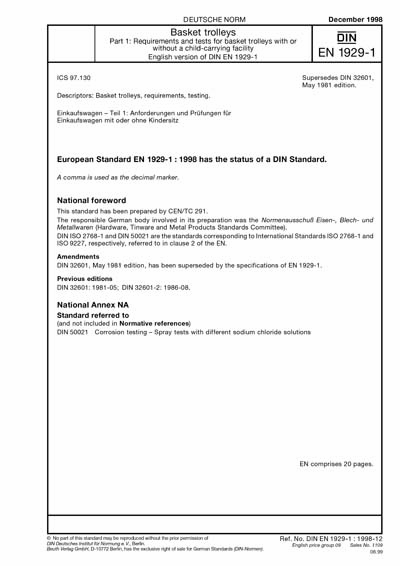 Standards PDF Cover Page