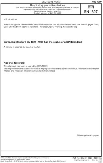 Standards PDF Cover Page