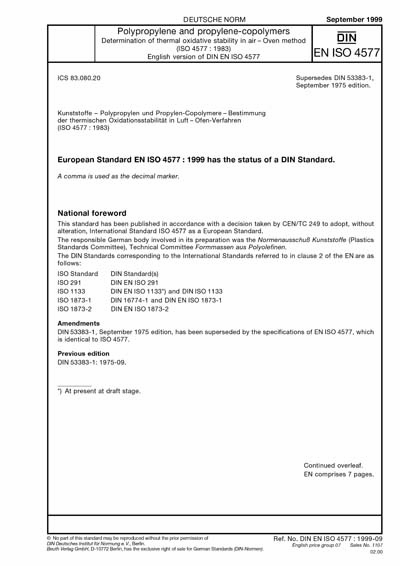 Standards PDF Cover Page