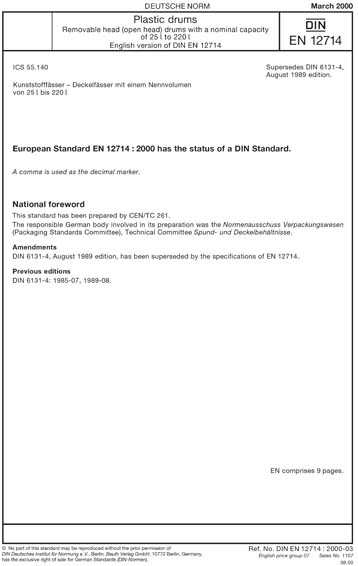 Standards PDF Cover Page