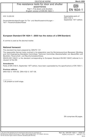 Standards PDF Cover Page