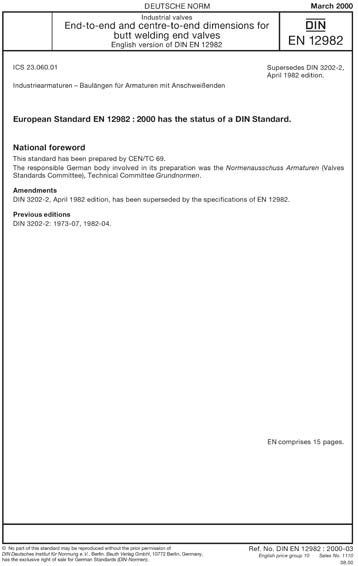 Standards PDF Cover Page