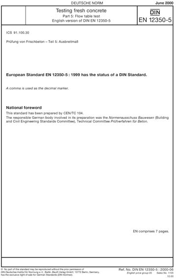 Standards PDF Cover Page