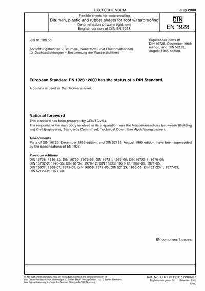 Standards PDF Cover Page