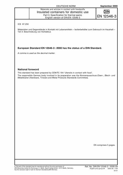 Standards PDF Cover Page