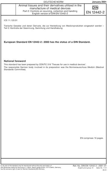 Standards PDF Cover Page