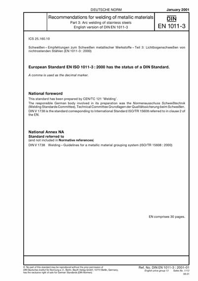 Standards PDF Cover Page