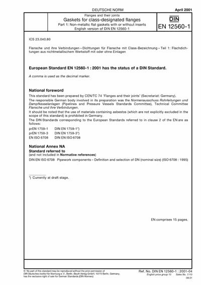 Standards PDF Cover Page