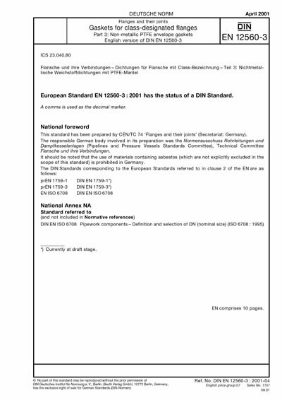 Standards PDF Cover Page