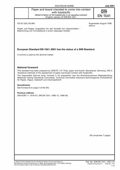 Standards PDF Cover Page
