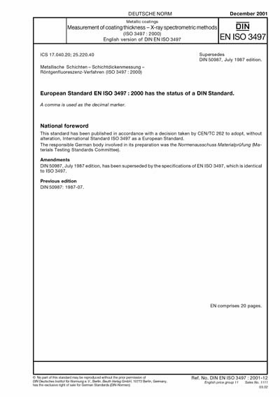 Standards PDF Cover Page