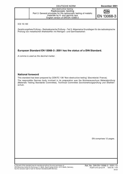 Standards PDF Cover Page